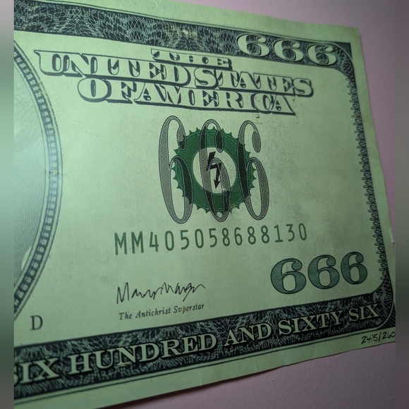 Marilyn Manson 2016 tour VIP limited edition 666 mini poster 2415/2600 - Picture 4 of 6